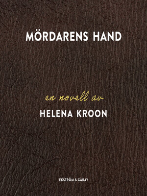 cover image of Mördarens hand